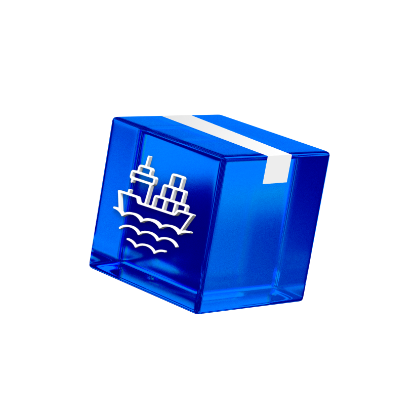 Internationaler Seetransport Icon